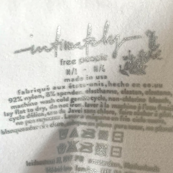 ✨New Free People Intimately Skinny Strap Seamless Brami in White - M/L - Picture 6 of 10